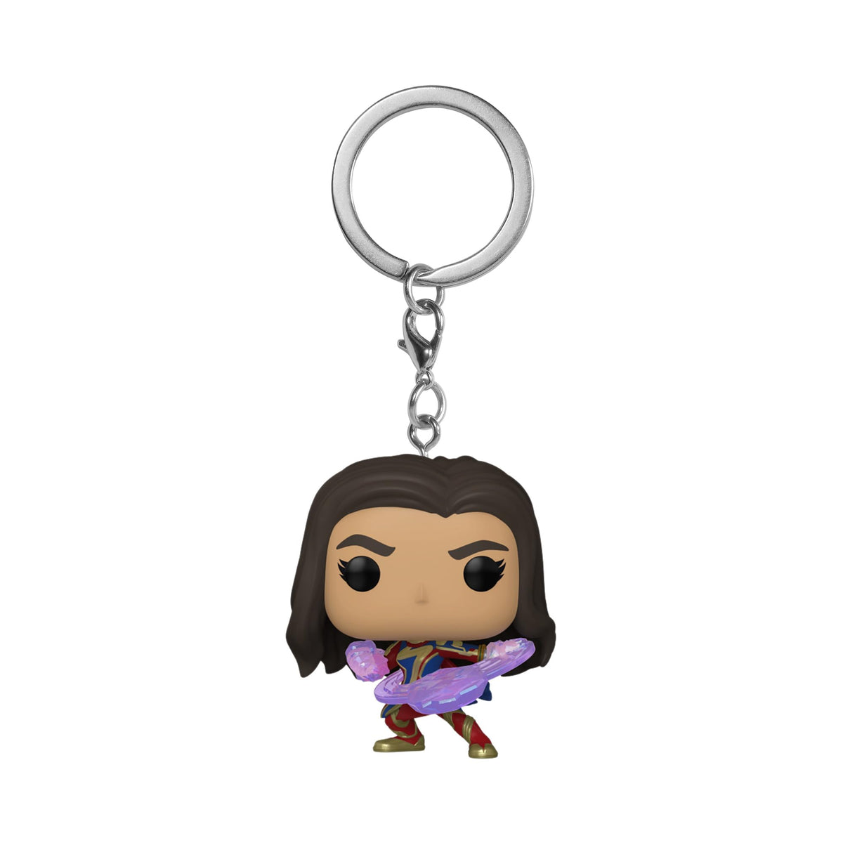 Funko POP! Keychain The Marvels - Photon Vinyl Figure | 11.4 cm Tall | Multicolor