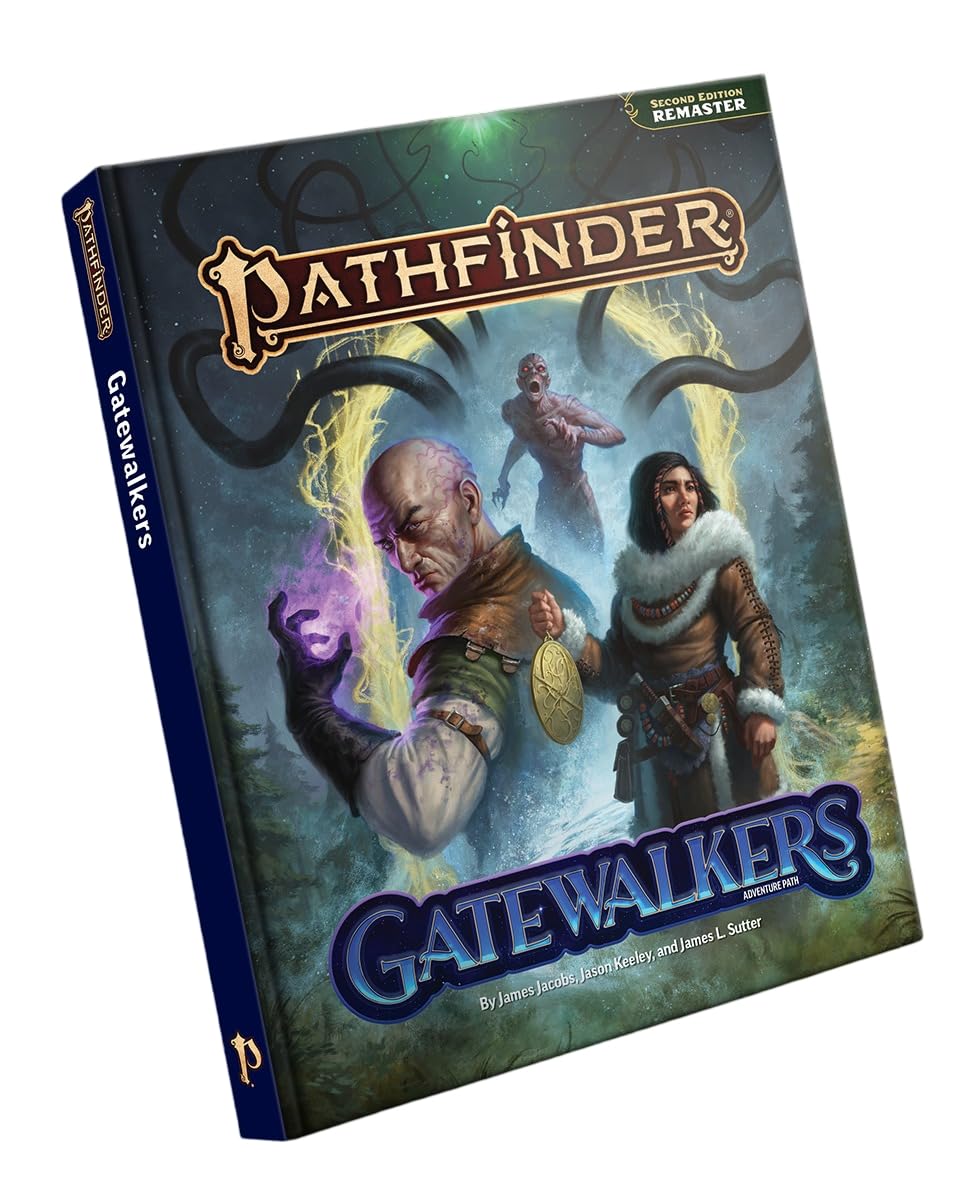 Paizo Pathfinder Adventure Path: Gatewalkers (P2) Reference Book | Hardcover | Level 1-10 Campaign