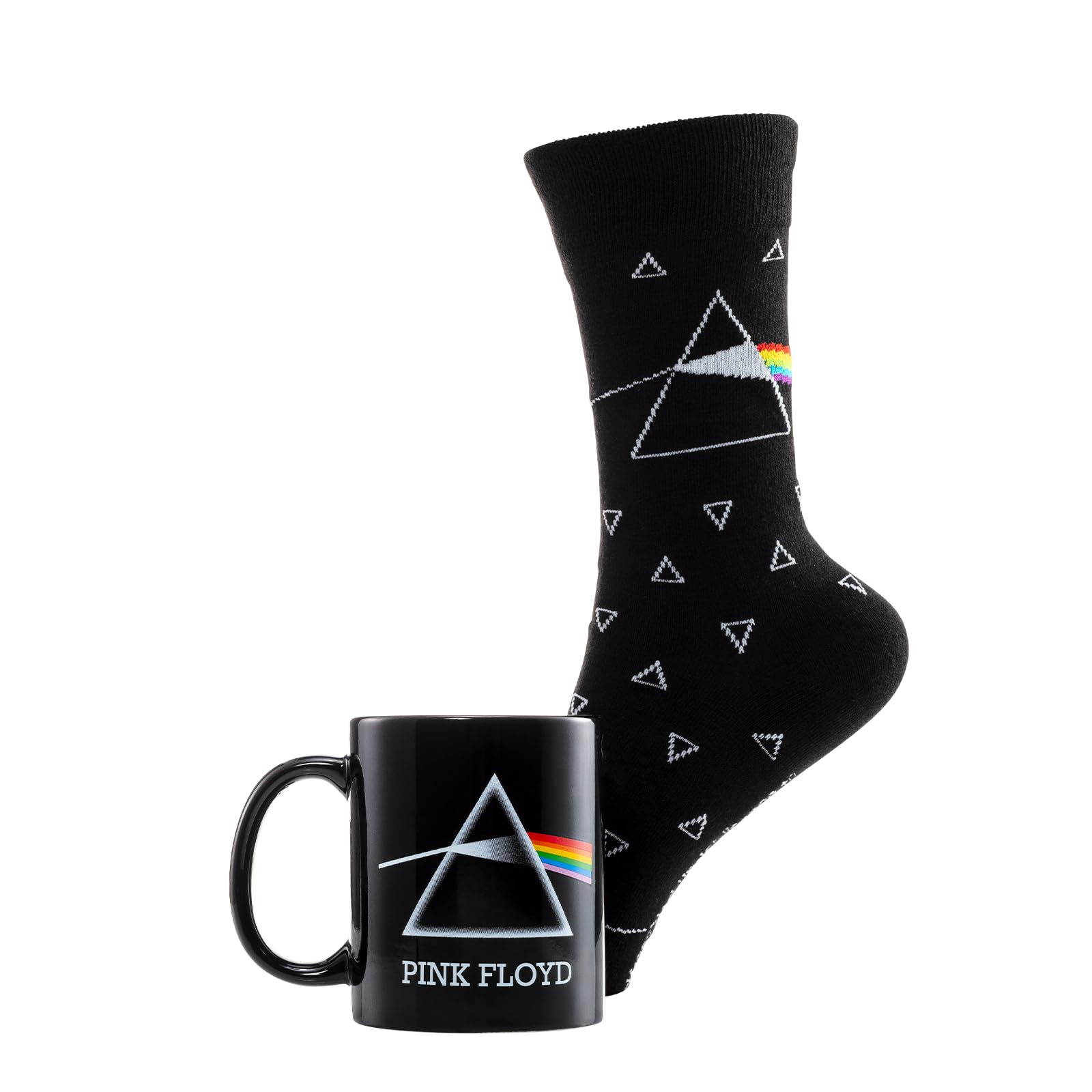 Pyramid Pink Floyd Mug and Socks Set - Collectible Logo | Ceramic | Medium 3