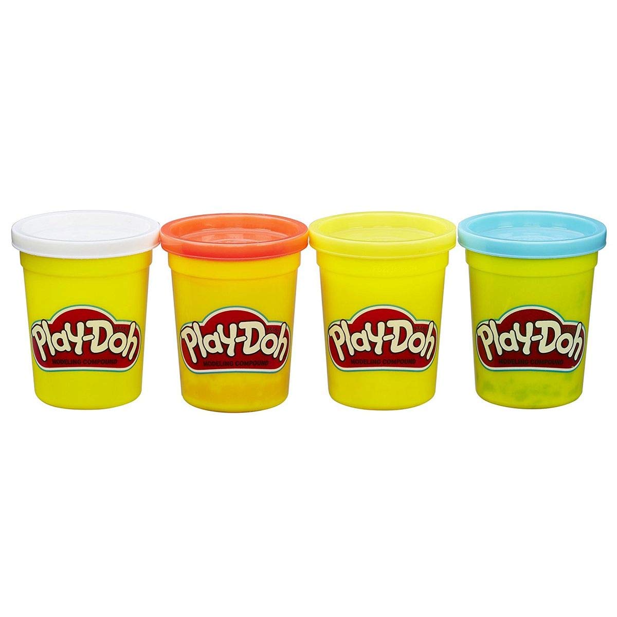 Play-Doh 4-Pack of 4-Ounce Cans - Classic Colors | Non-Toxic Modeling Compound | Ages 2+