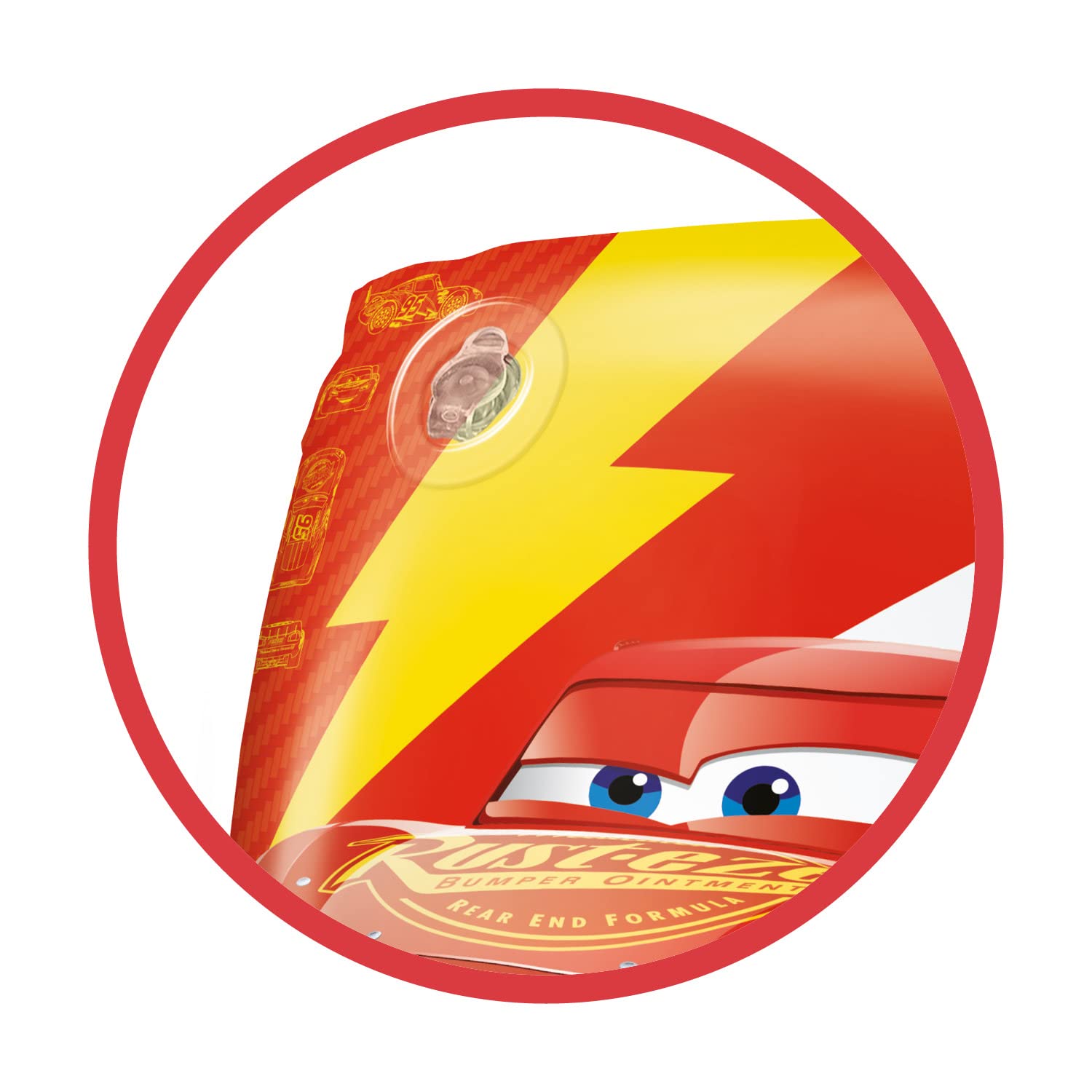 Mondo Disney Cars Inflatable Arm Bands - Ages 3+, Safety Valve, PVC 2