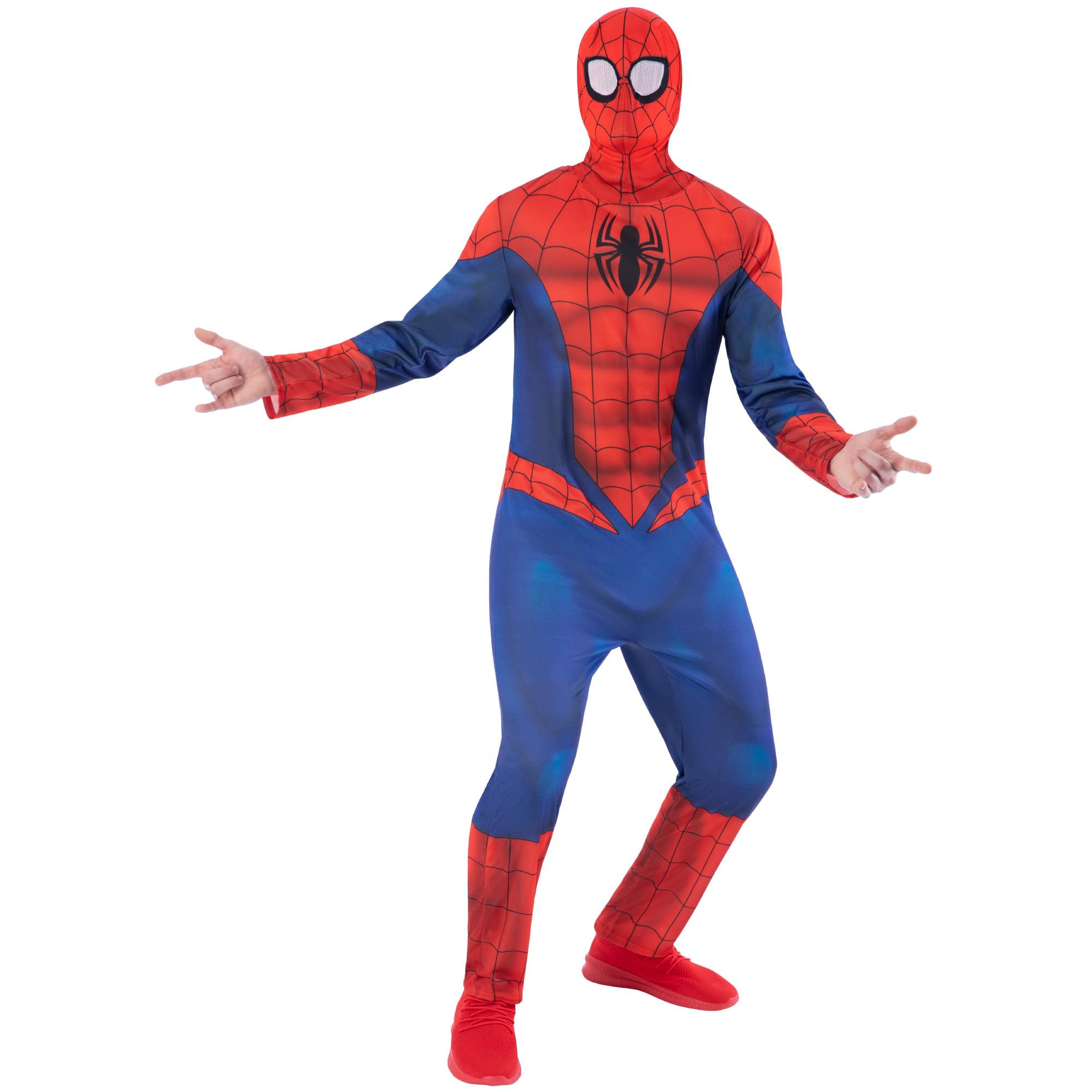 Rubies Spider-Man Classic Adult Costume - Jumpsuit & Mask, Size Small 1