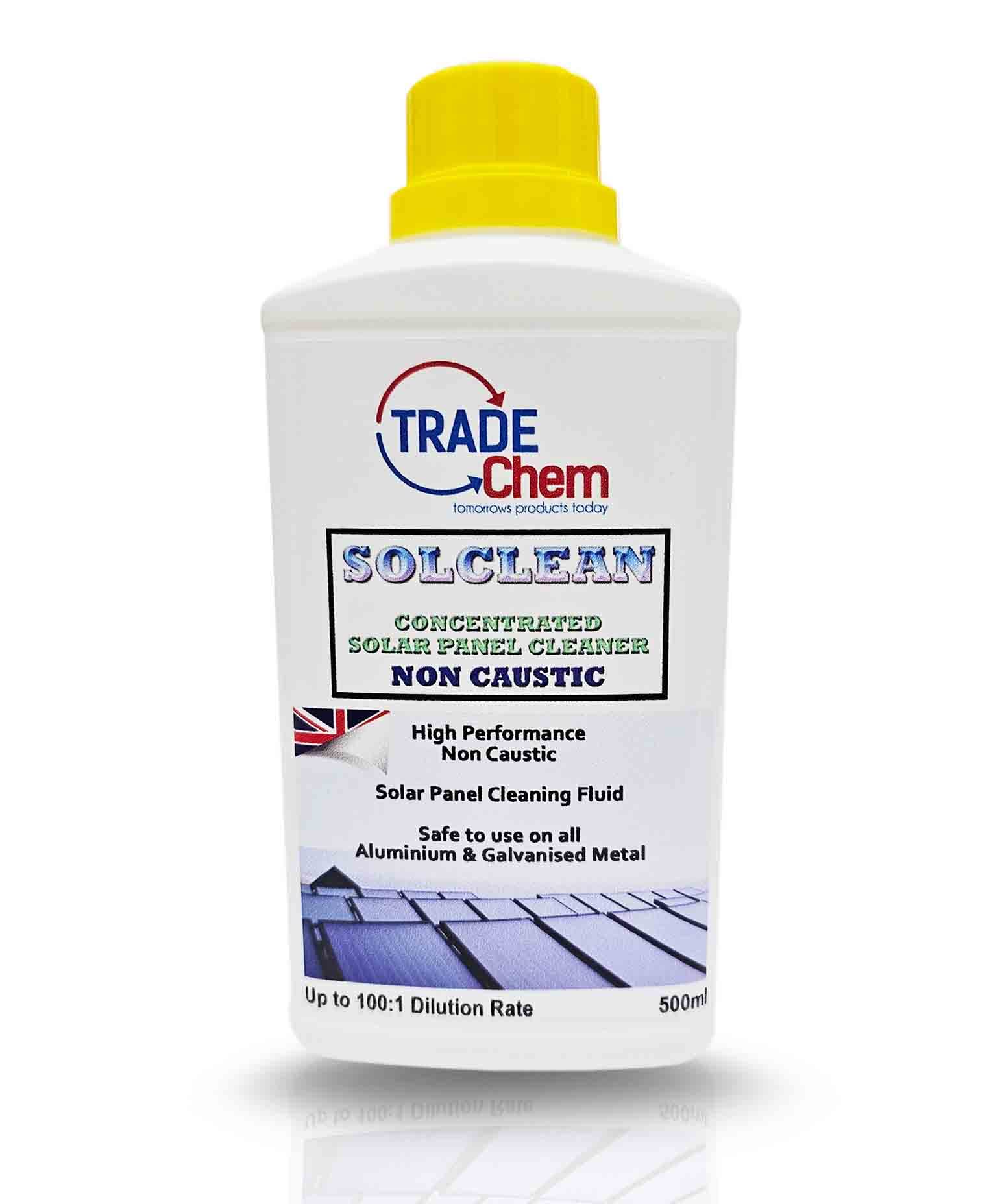 Trade Chemicals Sol Clean Concentrated Solar Panel Cleaner - 500ml Citrus Scent 1