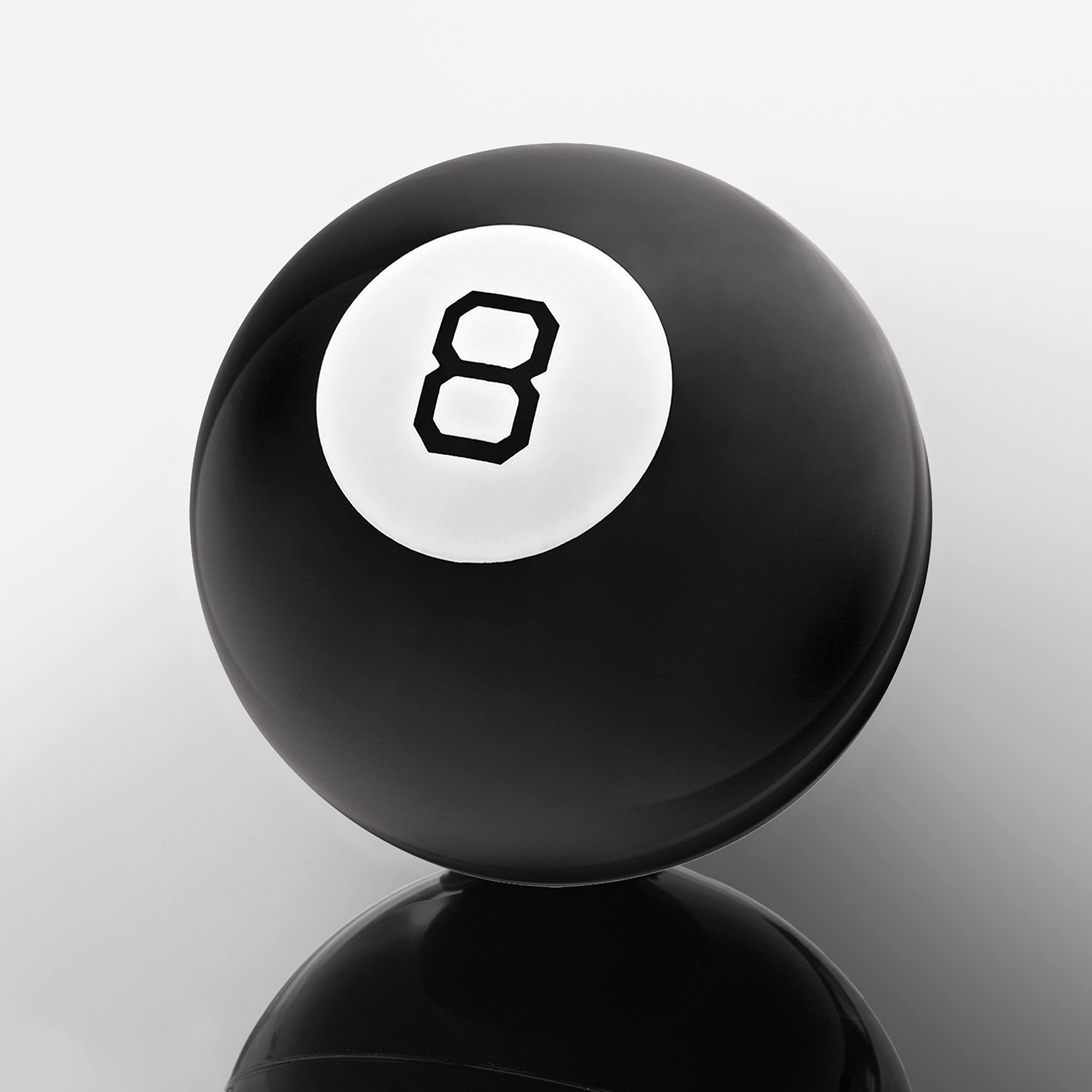 Global Gizmos 50970 Mystic 8 Ball Question & Answer Game | Black Plastic | Ages 3+ | 1 Player