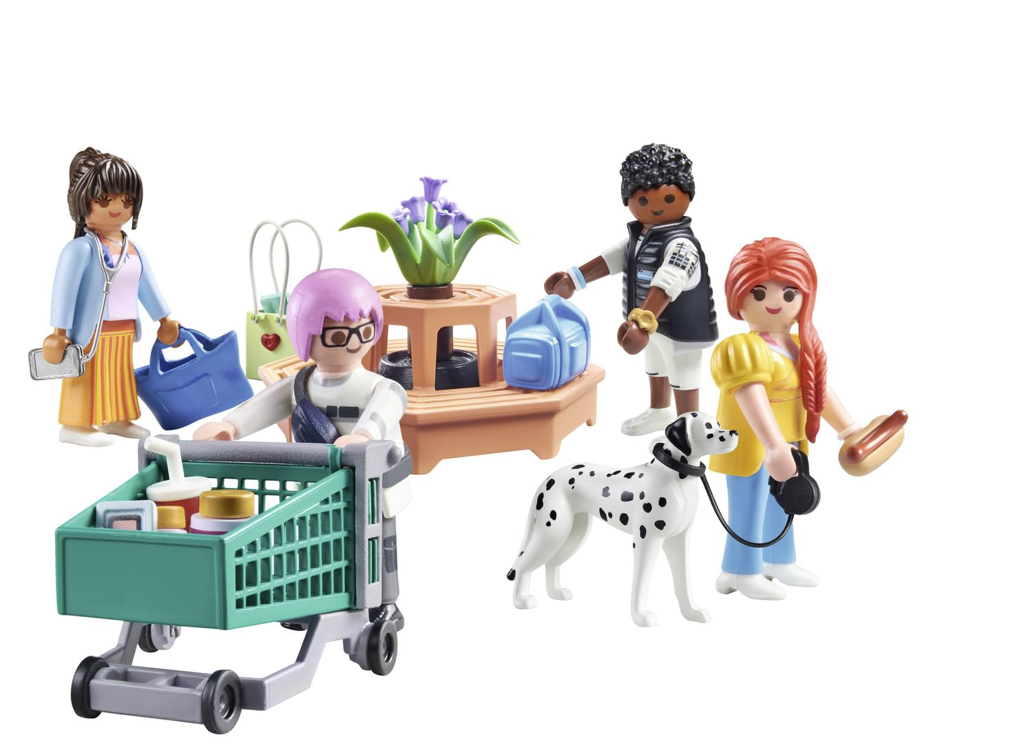 Playmobil MyFigures Shopping Playset - Customizable Figures | 80 Pieces | Ages 4+ 6