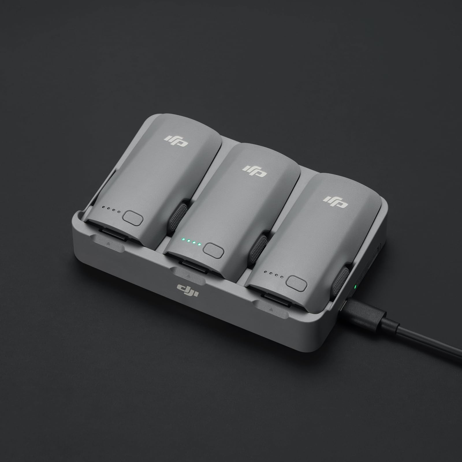 DJI Two-Way Charging Hub for Neo 2 - Charges 3 Batteries Simultaneously | Power Bank Functionality | Grey 4