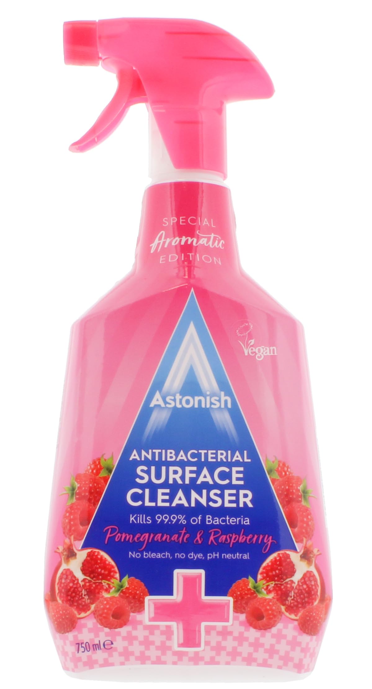 Astonish Special Aromatic Edition Multi-Purpose Anti-Bacterial Surface Cleaner - Kills 99.9% Bacteria | 750ml Spray | Pomegranate & Raspberry Scent 1