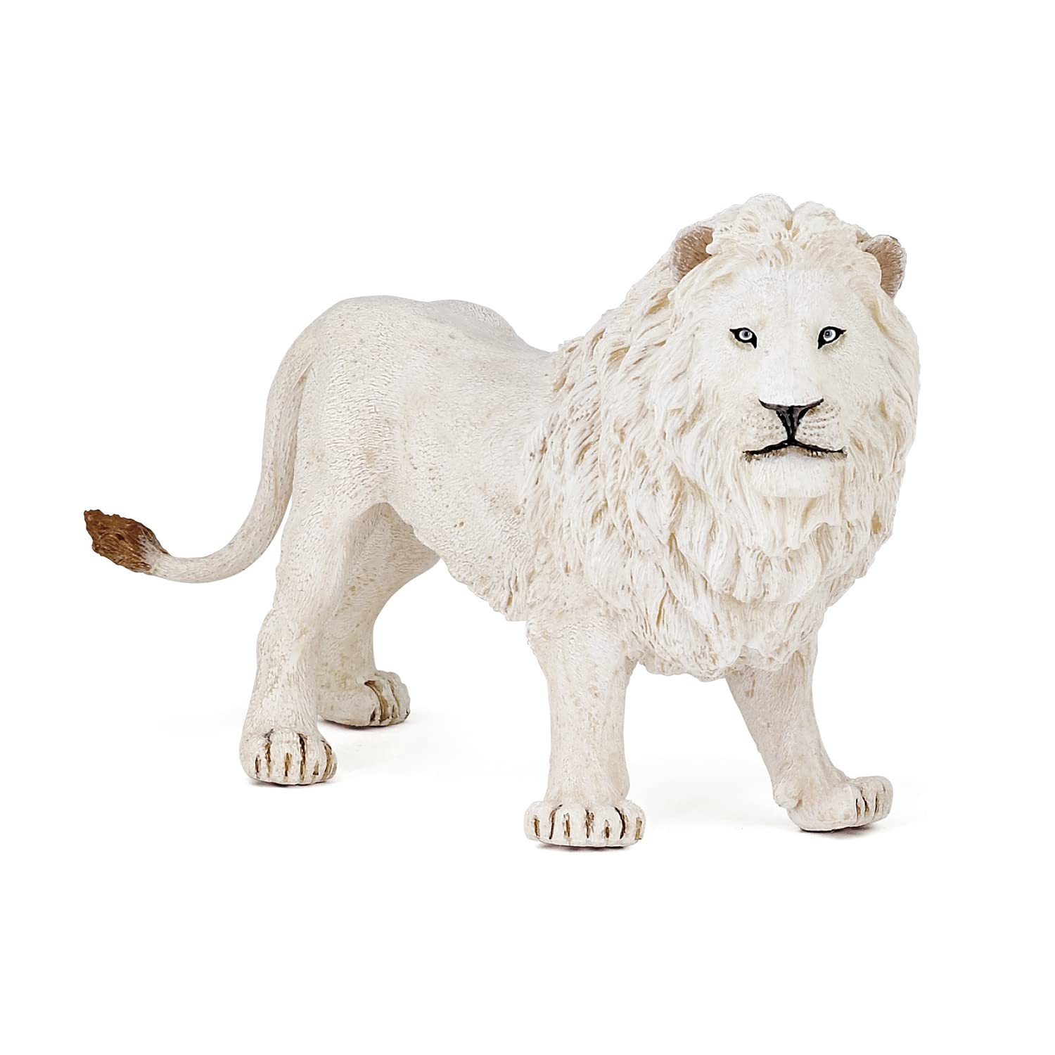 Papo White Lion Figurine - Wildlife Action Figure for Imaginative Play 1