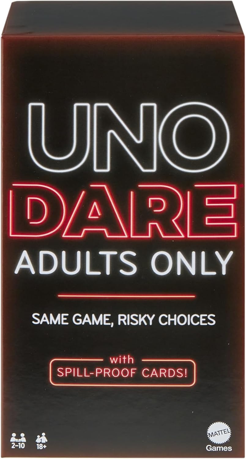 Mattel Games UNO Dare Adults Only Card Game, UK English Version 1