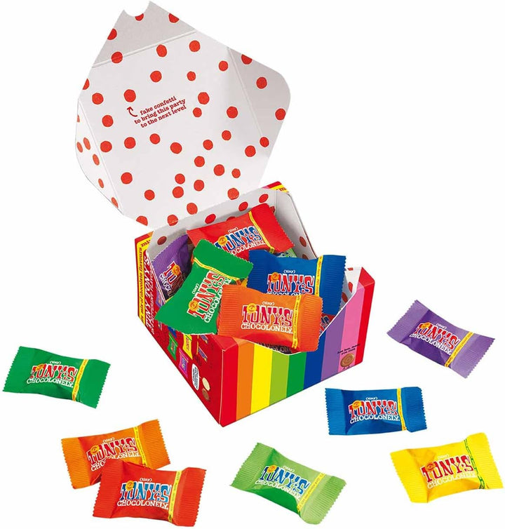 Tony's Chocolonely Tiny Tony's Chocolate Gift Box - 180g, Assorted Mini Fairtrade Chocolates