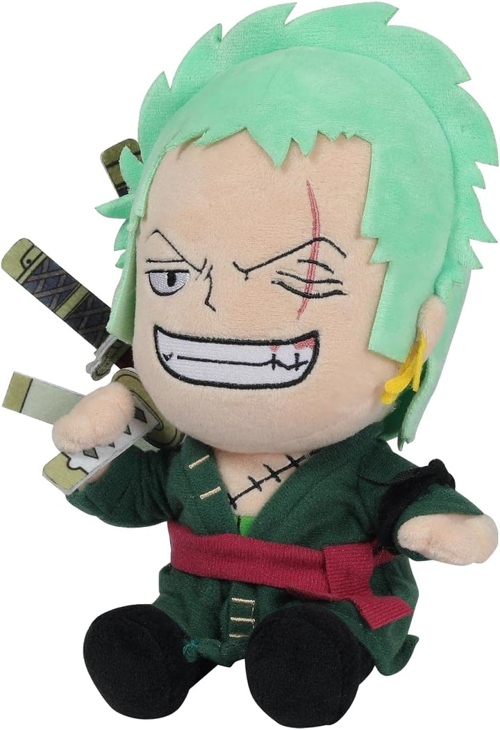 Sakami Merchandise One Piece Rorona Zoro Plush - 25 cm Soft Toy for Kids 3+