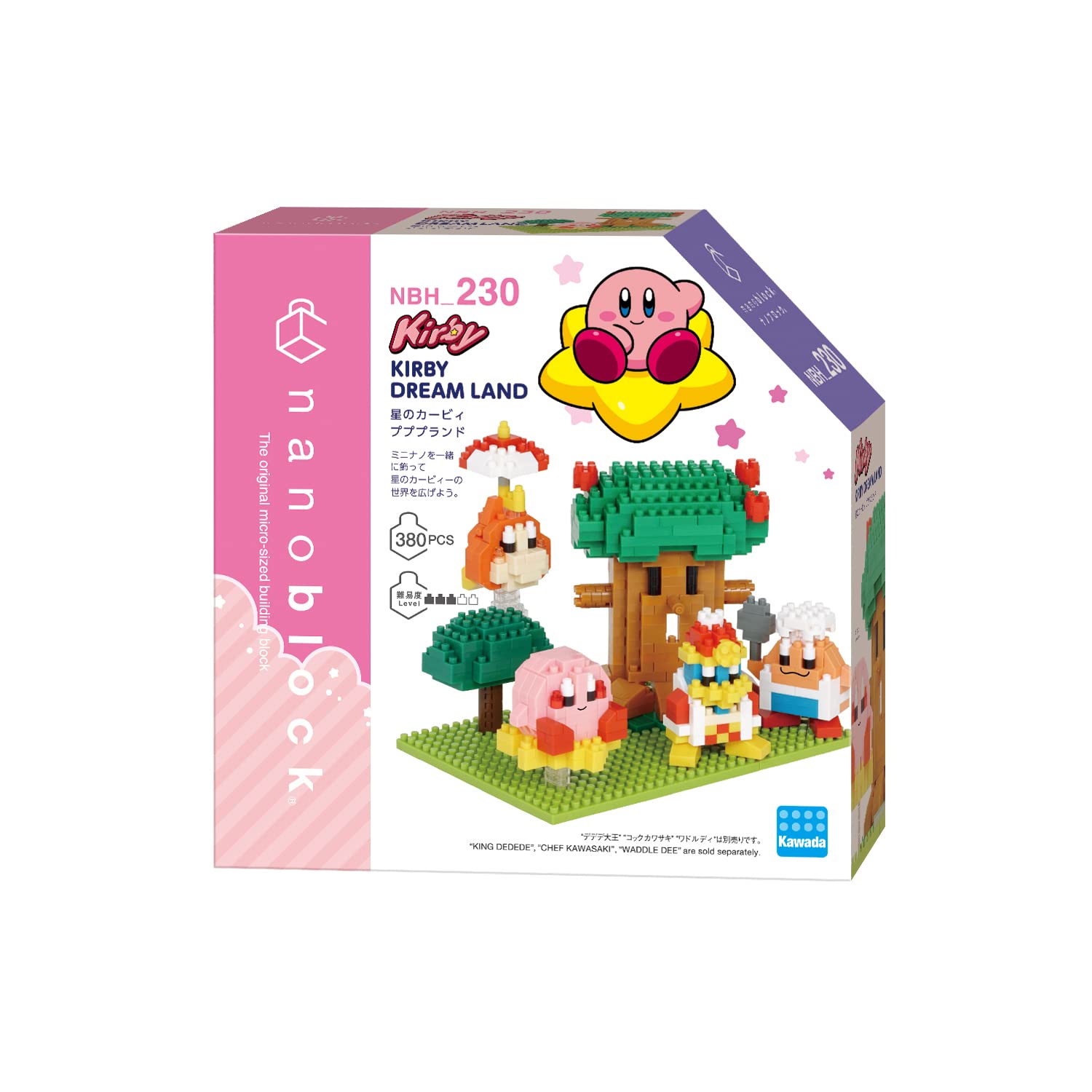nanoblock NBH230 Kirby's Dream Land Micro Building Set | Intermediate Difficulty | Approx. 400 Pcs 4