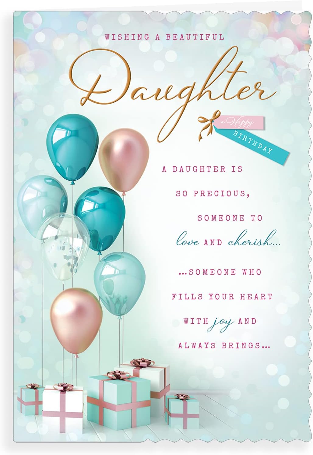 Piccadilly Greetings Avant Garde Studios Birthday Card Daughter - 9 x 6 inches 1