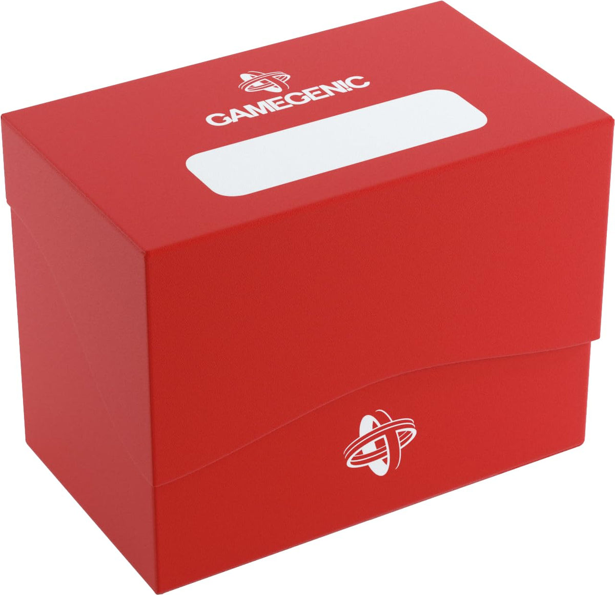 Gamegenic 80-Card Side Holder - Red | Side-Loading Deck Box | Durable Plastic 1
