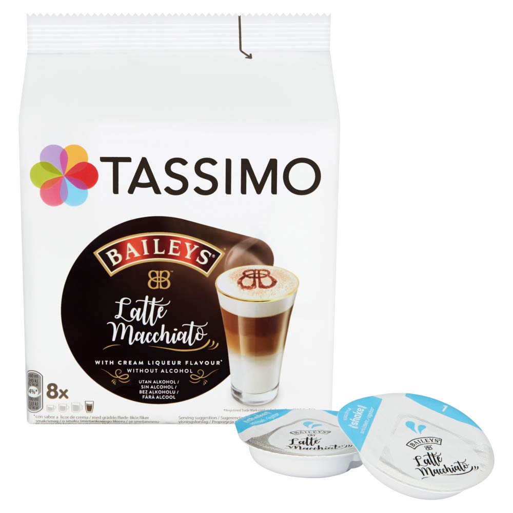 Tassimo Latte Macchiato Baileys Medium Roast Coffee Capsules, 16 Count 9