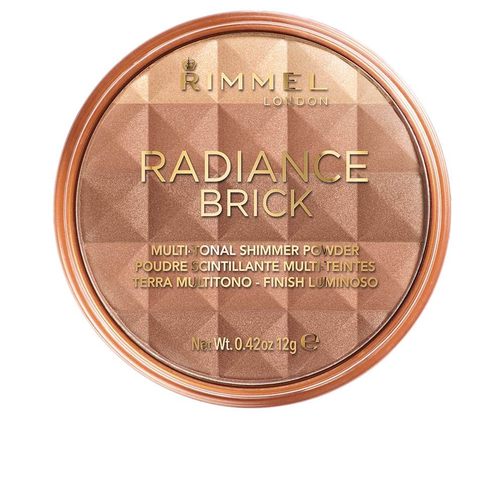 Rimmel London Radiance Shimmer Brick Pressed Bronzer - 002 Medium, 12 g