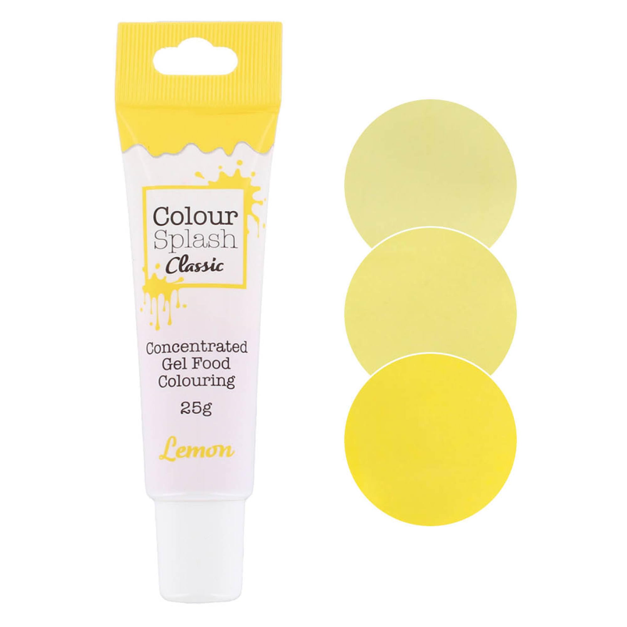 Colour Splash Food Colouring Gel - Lemon Yellow | Highly Concentrated | 25g 1