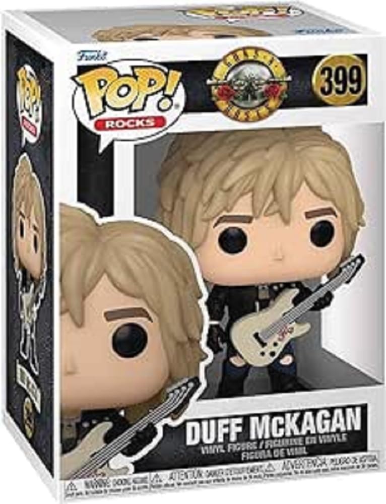 Funko Pop! Rocks Guns N' Roses - Duff McKagan Vinyl Figure (1980's)