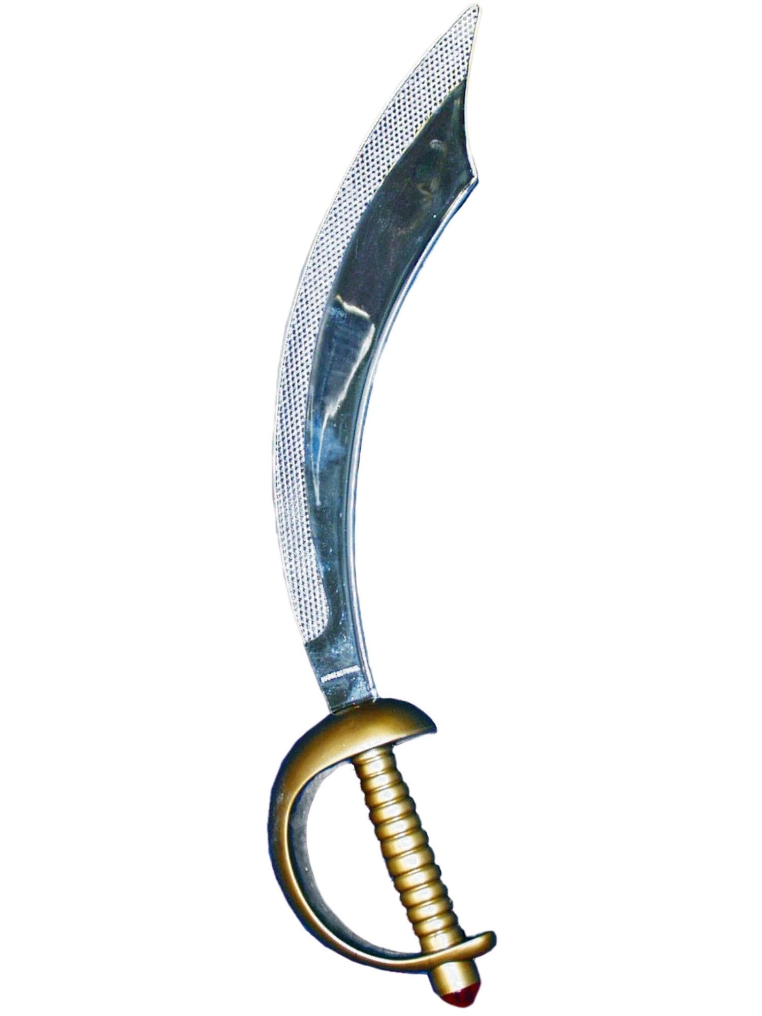 Smiffys Pirate Sword & Eyepatch Set - Silver Cutlass, 46cm | Plastic | Kid 4