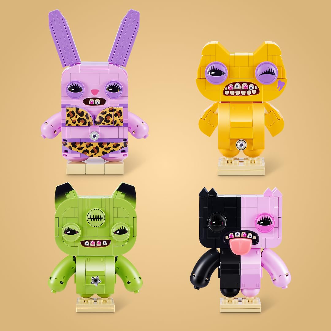 Max Build More Fuggler Baddies Building Set - Collectible Monster Figures | 186 Bricks | Ages 8+ 3