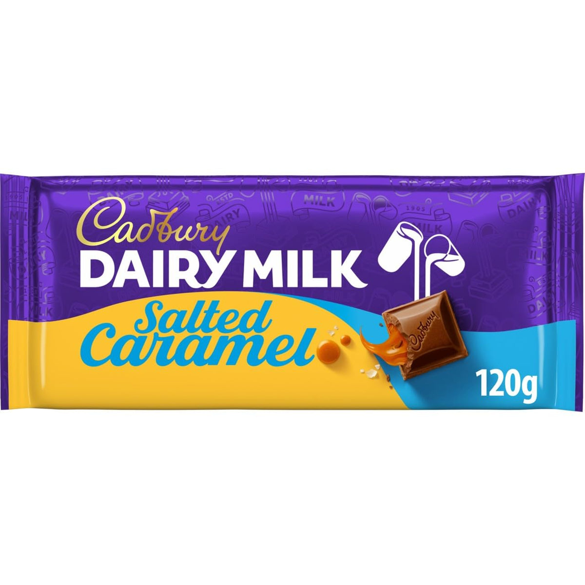 Cadbury Dairy Milk Salted Caramel Chocolate Bar - 120g