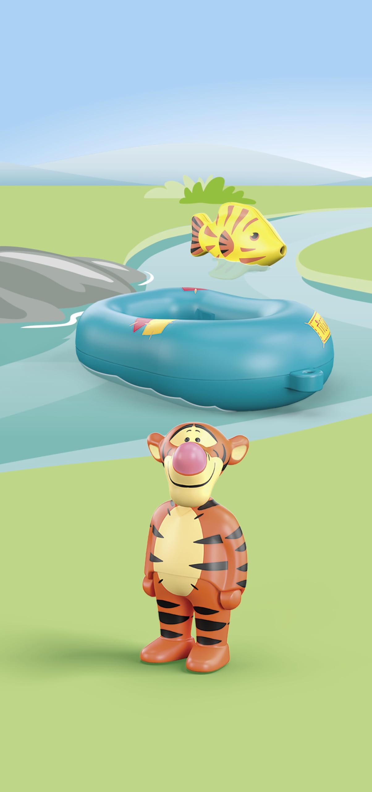 Playmobil JUNIOR Aqua & Disney Tigger's Boat Ride Playset | Ages 1+ | Sustainable Plastic 5