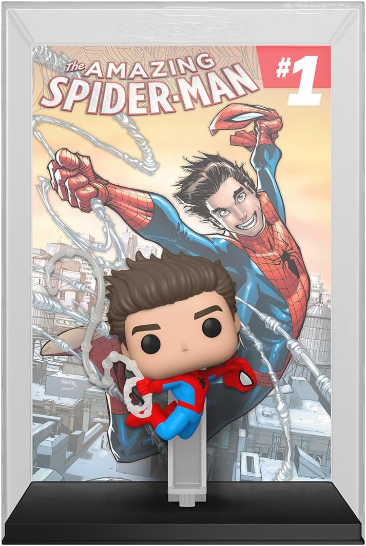 Funko Pop! Comic Cover: Marvel - The Amazing Spider-Man #1 - Spider-Man Vinyl Figure