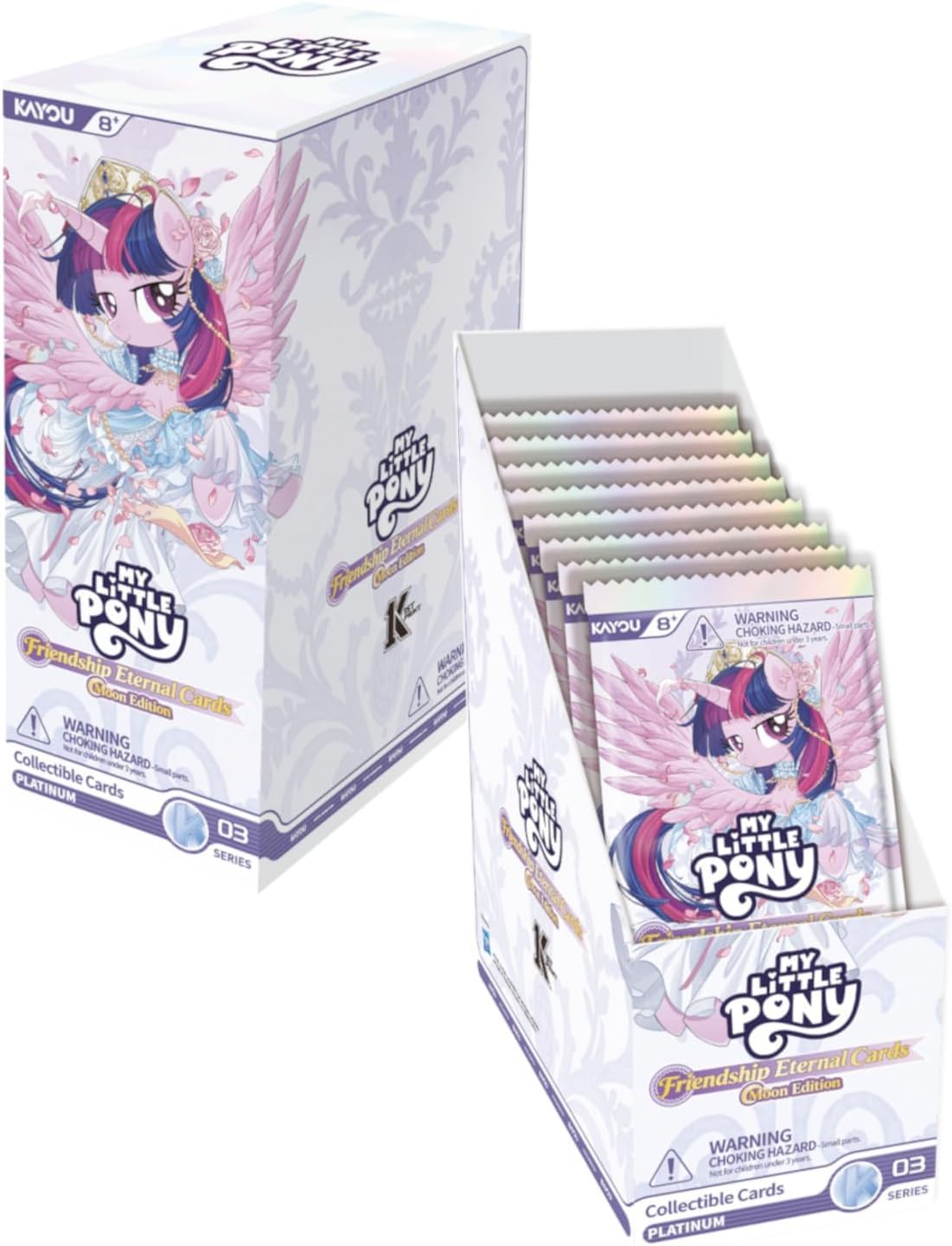 Kayou My Little Pony: Friendship Eternal - Moon Edition 3-B Collectible Card Game Booster Packs | 12 Packs Per Box 1