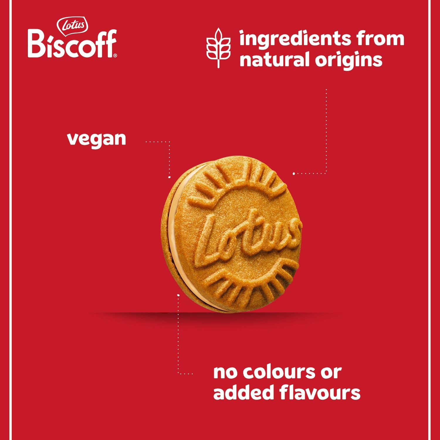 Biscoff - Sandwich Biscuits with Biscoff Cream Filling - 9 Packs of 150g 3