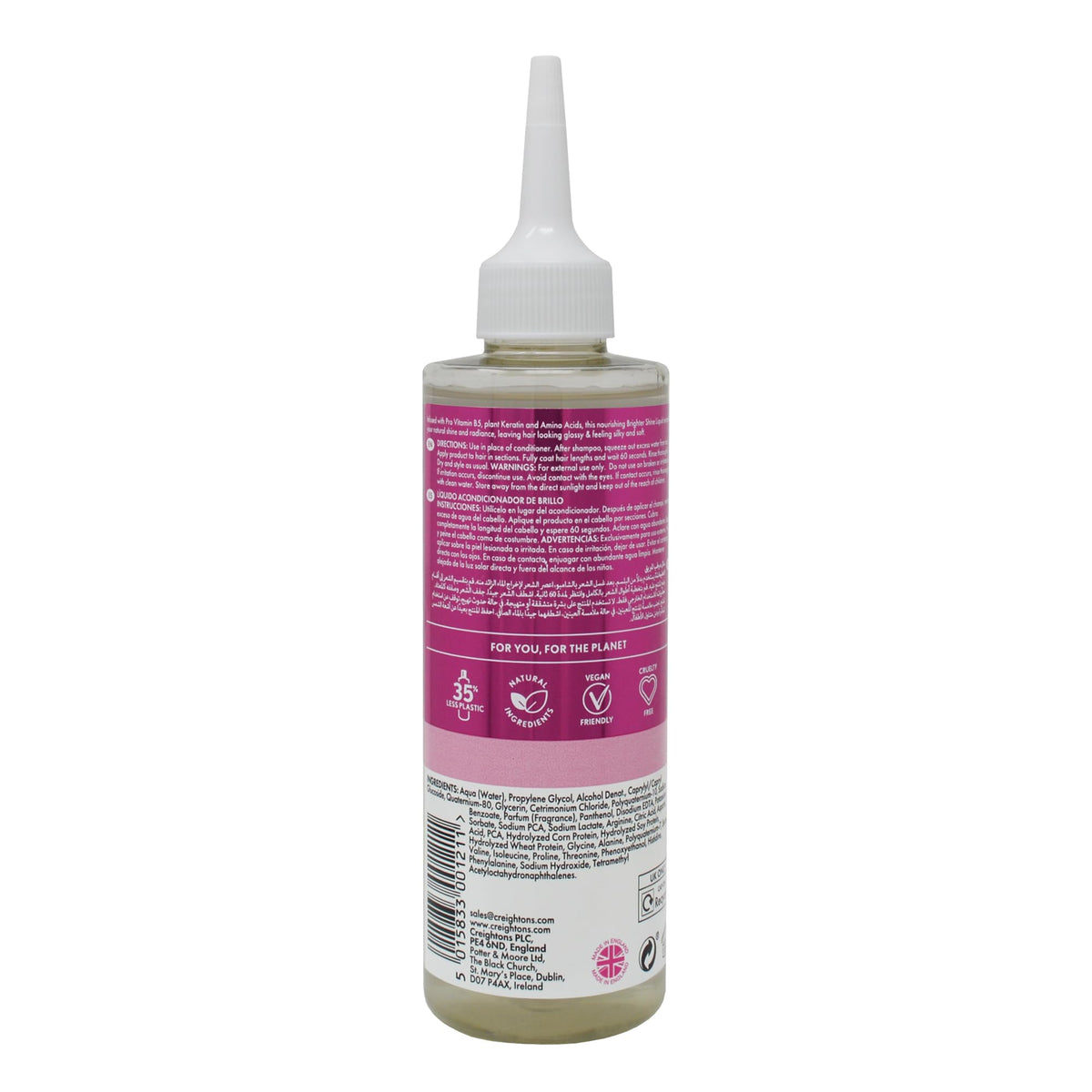 Creightons Professional Brighter Shine Liquid - Hair Gloss Treatment, 200ml