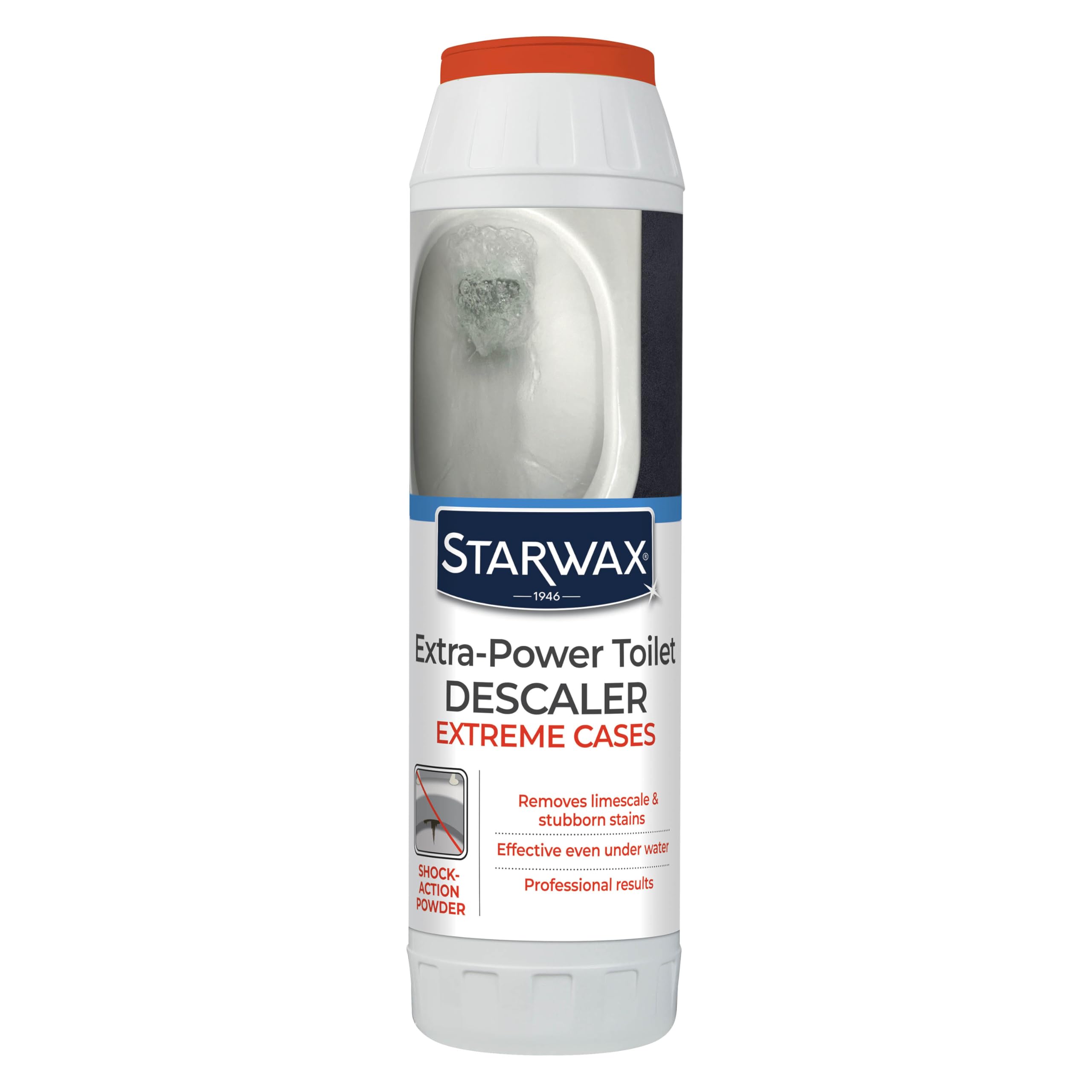 STARWAX Descaling and Deep-Cleaning Toilet Powder - 1KG - Extreme Cases