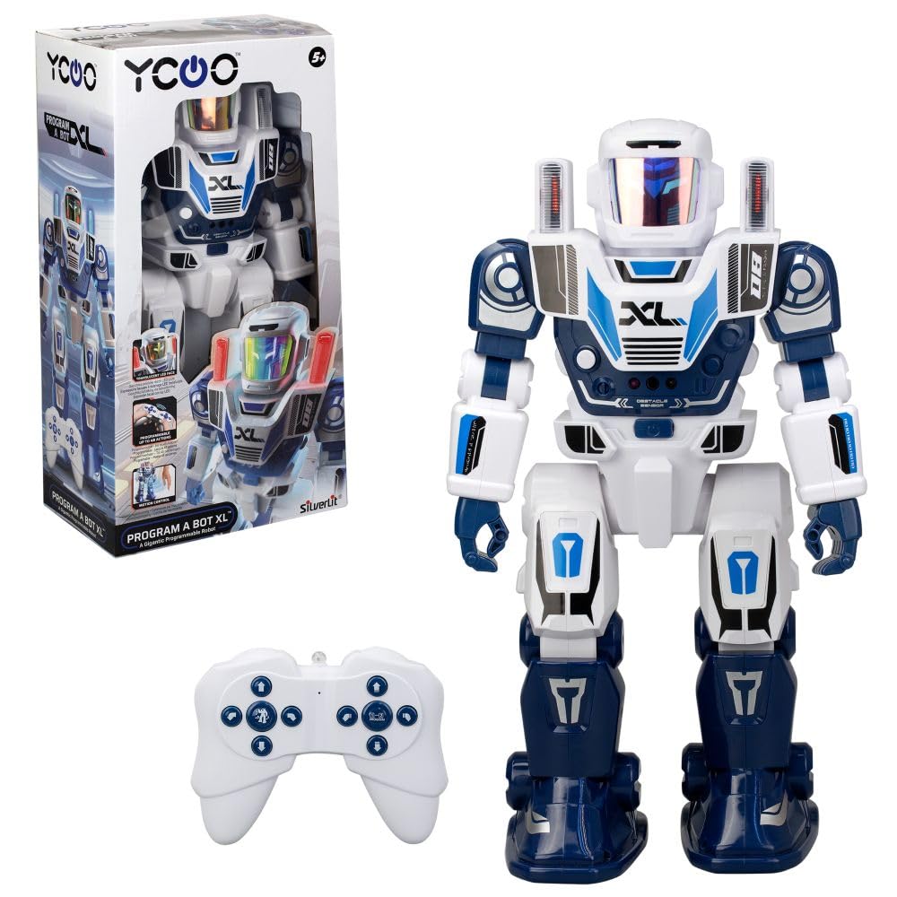 SilverLit Program a Bot XL Programmable Robot - 40cm Tall, 48 Commands, 3 Control Modes 7