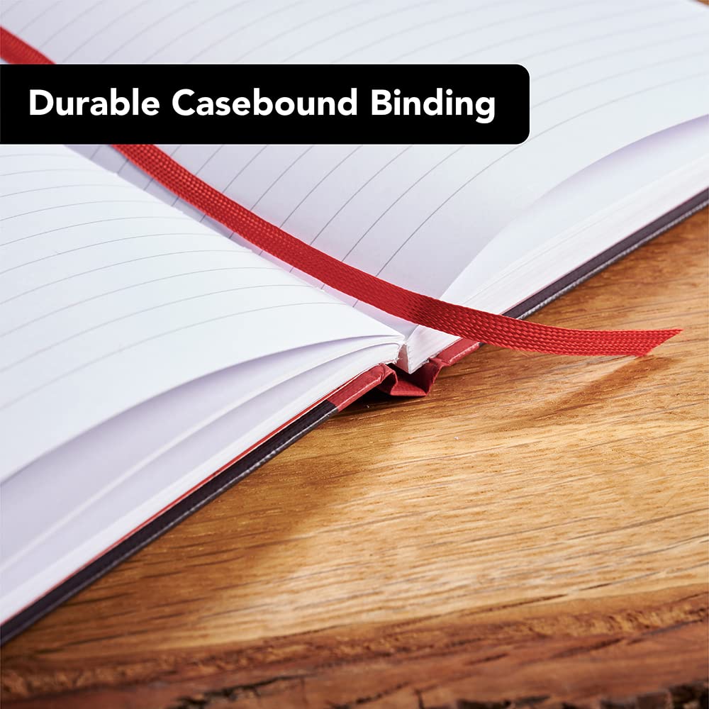 Black n' Red Casebound Composition Notebook - A4, 192 Pages, Single Cash Ruled 5
