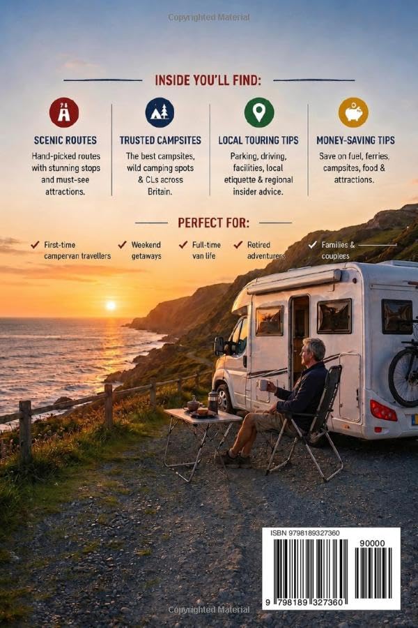 Britain Campervan & Motorhome Travel Guide 2026–2027 - Wrenna Foxgill, Paperback