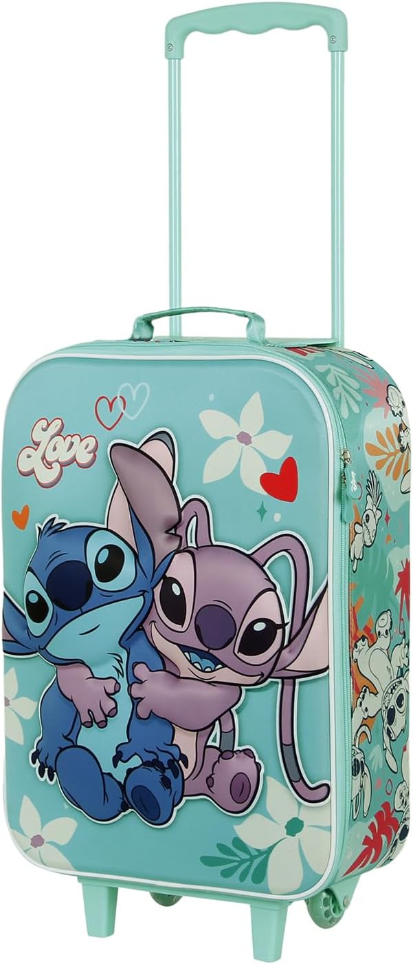 Karactermania Lilo and Stitch Love-Soft 3D Trolley Suitcase (06557)