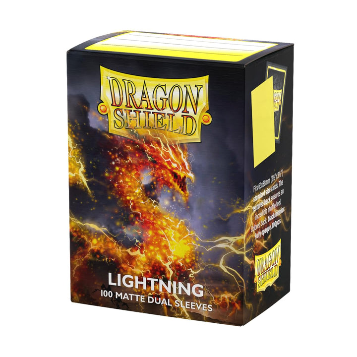 Arcane Tinmen AT-15047 Dragon Shield Dual Matte Sleeves - Clear Front & Textured Matte Back for TCG Cards