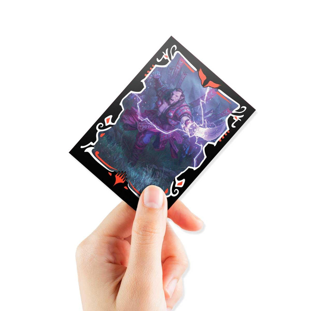 Ultra PRO Magic: The Gathering Trading Cards - Tarkir Dragonstorm Deck Protector Sleeves (Zurgo Stormrender)