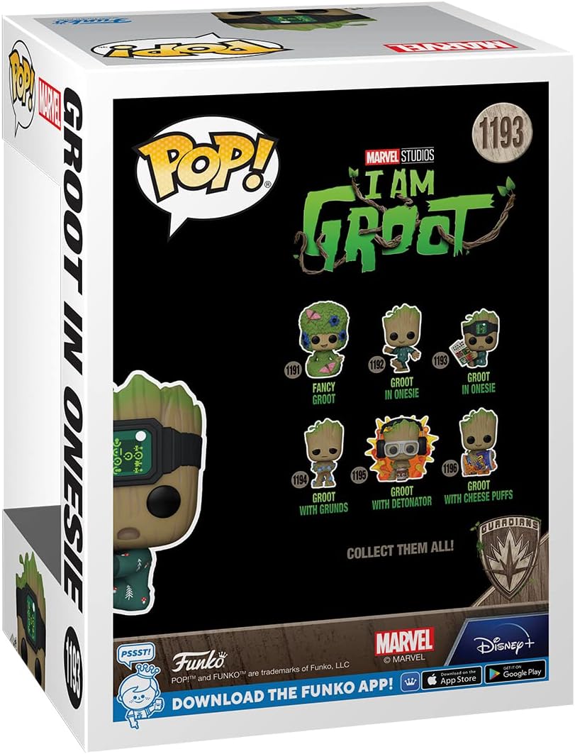 Funko Pop! Marvel I Am Groot - Groot in PJs Vinyl Figure (70651)