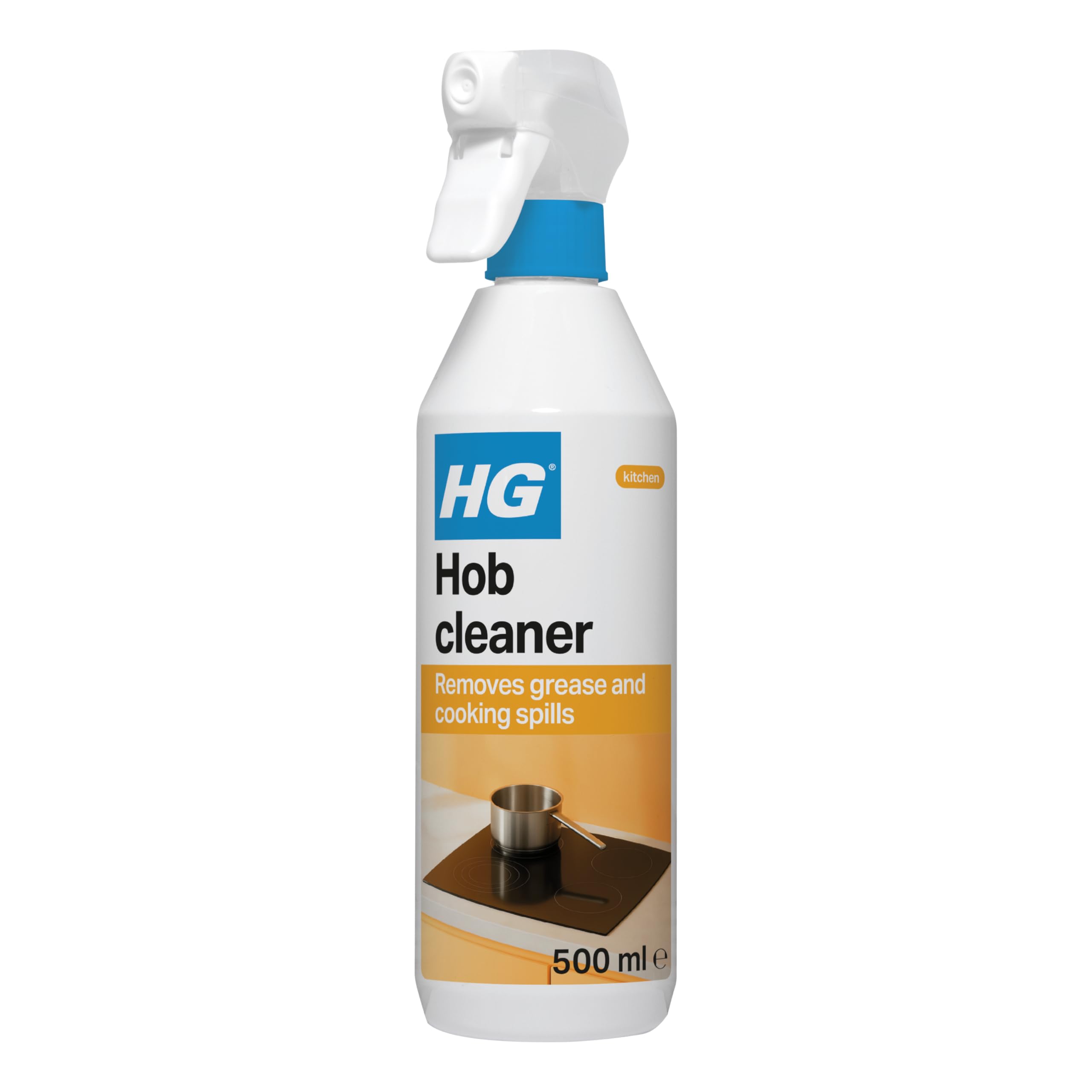 HG Hob Cleaner Spray - Removes Grease & Stains on Induction, Ceramic & Gas Surfaces | 500ml 1