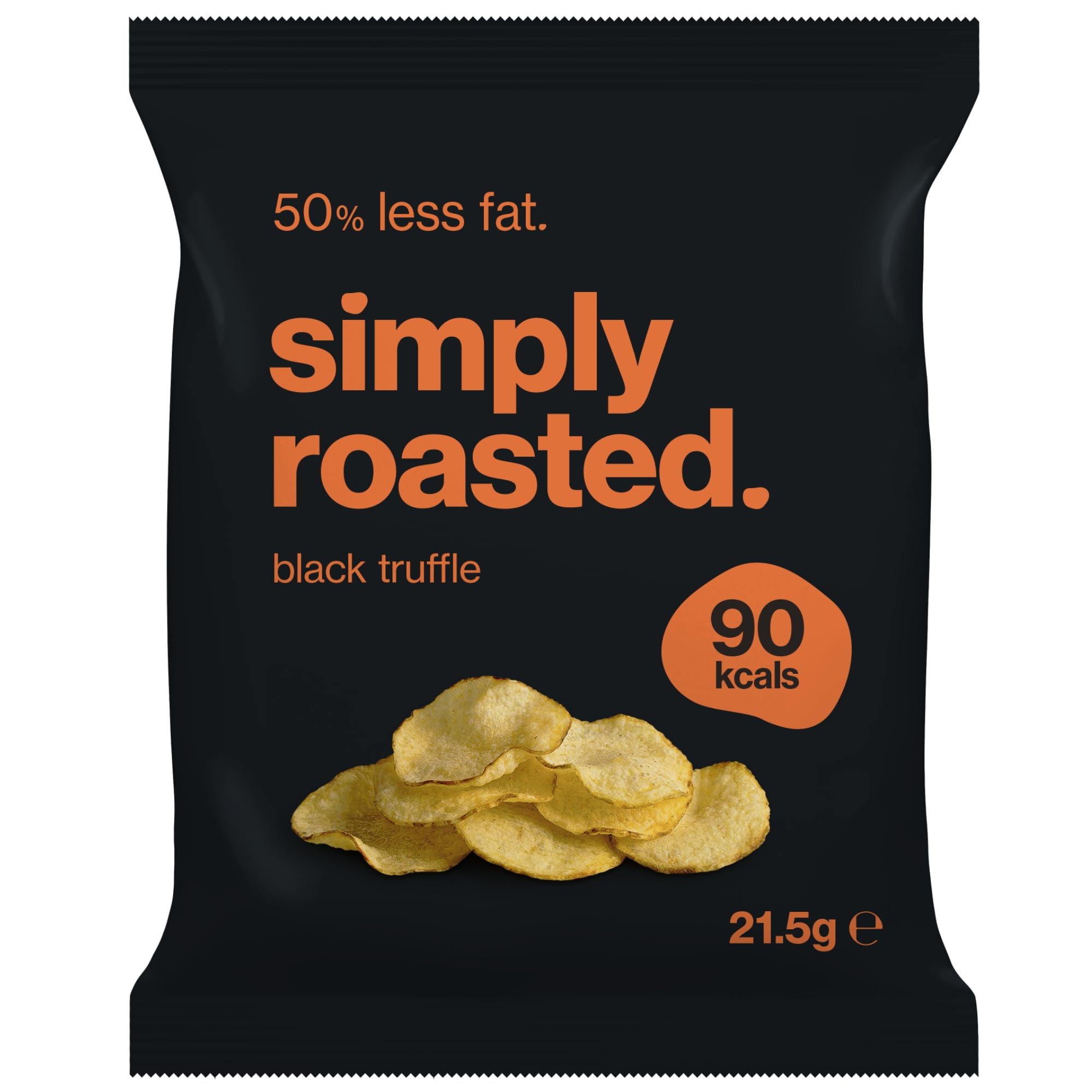 Simply Roasted Black Truffle Crisps - 12 x 21.5g Multipack | Roasted, Never Fried 1