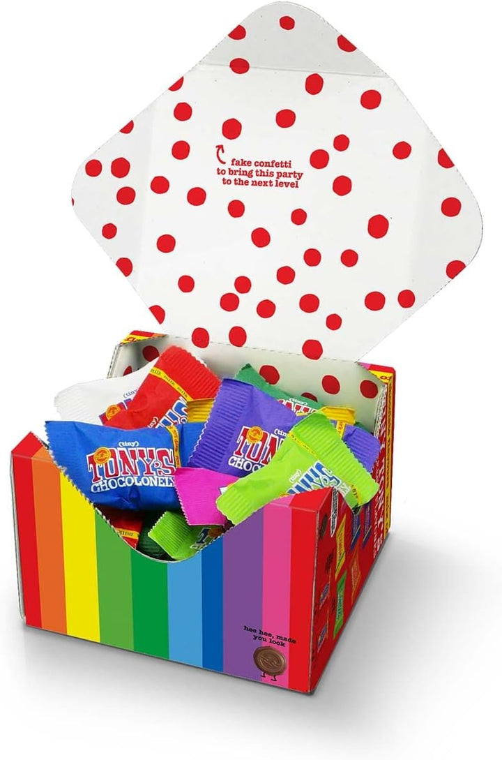 Tony's Chocolonely Tiny Tony's Chocolate Gift Box - 180g, Assorted Mini Fairtrade Chocolates