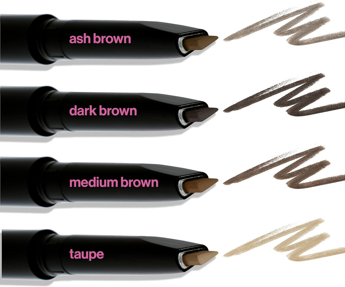 Wet n Wild Ultimate Brow Retractable Pencil - Long Lasting, Triangular Tip, Taupe 7
