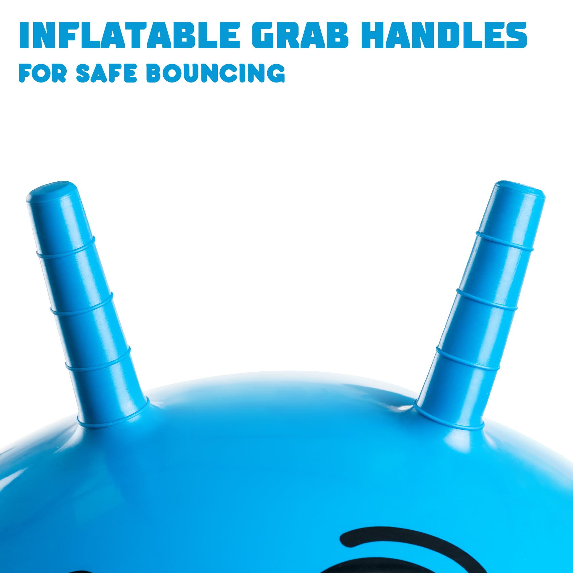 Toyrific Jump N Bounce Space Hopper - Toothy Design | 50cm | Supports up to 50kg 4