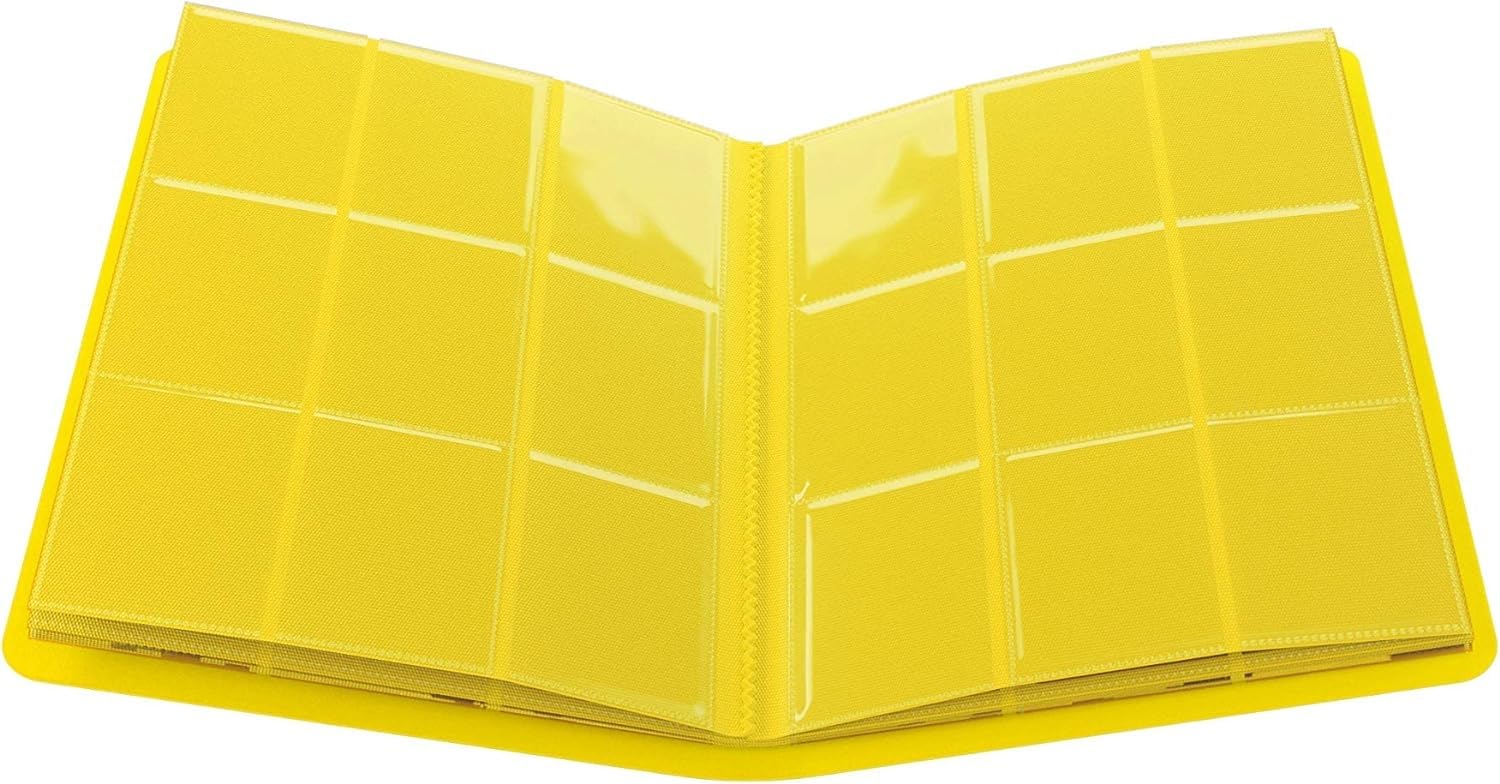 Gamegenic Casual Album - 360 Double-Sleeved Card Capacity | Yellow | Side-Loading Pockets 6