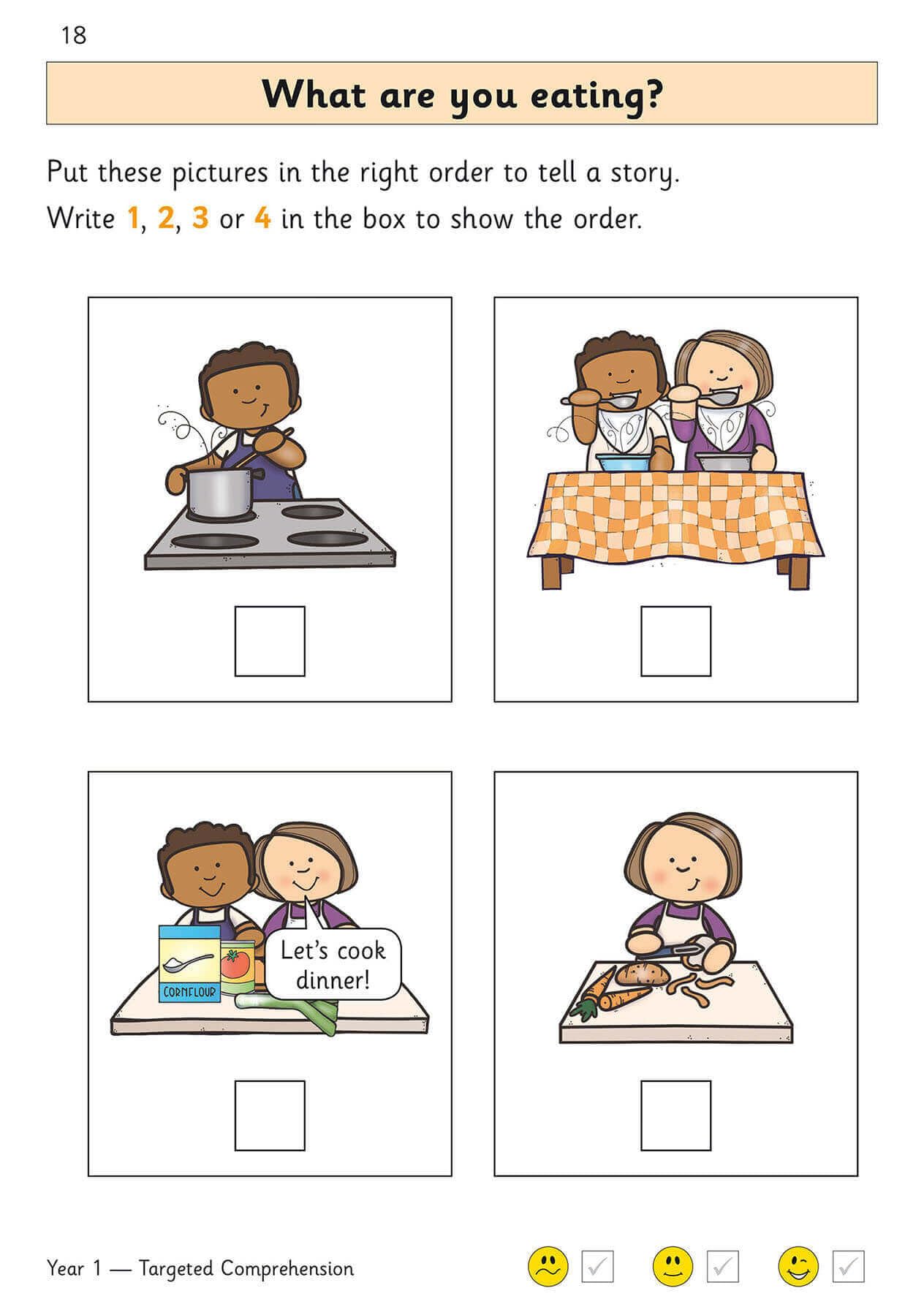 CGP KS1 English Targeted Question Book: Year 1 Comprehension - Book 1 | Paperback | Ages 4-6 4