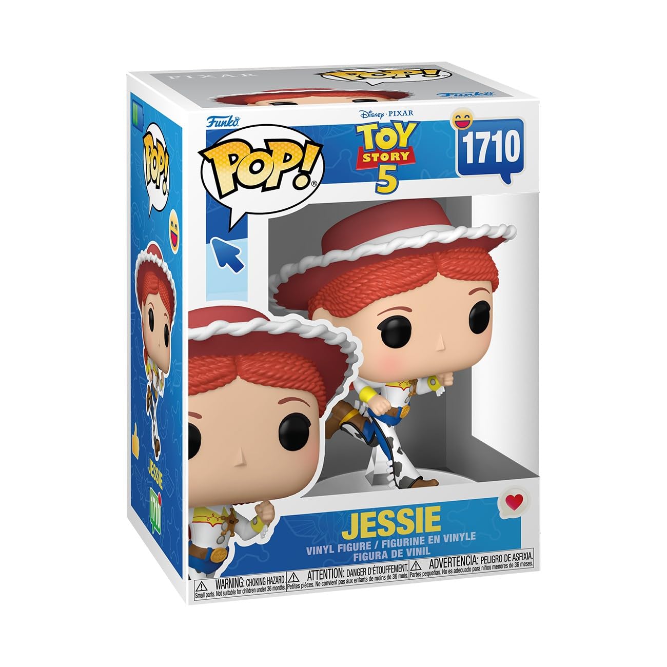 Funko Disney Toy Story 5 Jessie Chibi Figure - 3.75 in Vinyl Collectible