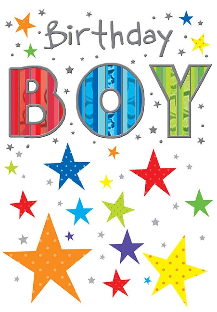 Piccadilly Greetings Birthday Card for Boys | 7 x 5 Inches | Includes Envelope