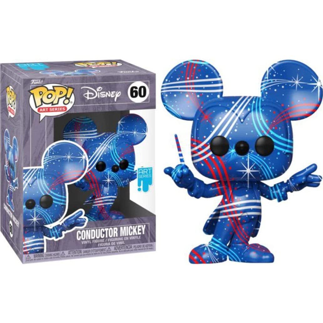 Funko Pop! Disney Conductor Mickey Vinyl Figure - 3.75 in | Protective Case Included