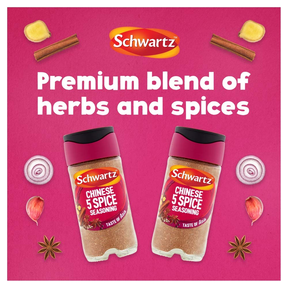 Schwartz Chinese Five Spice Powder - 58g Jar (Pack of 6)