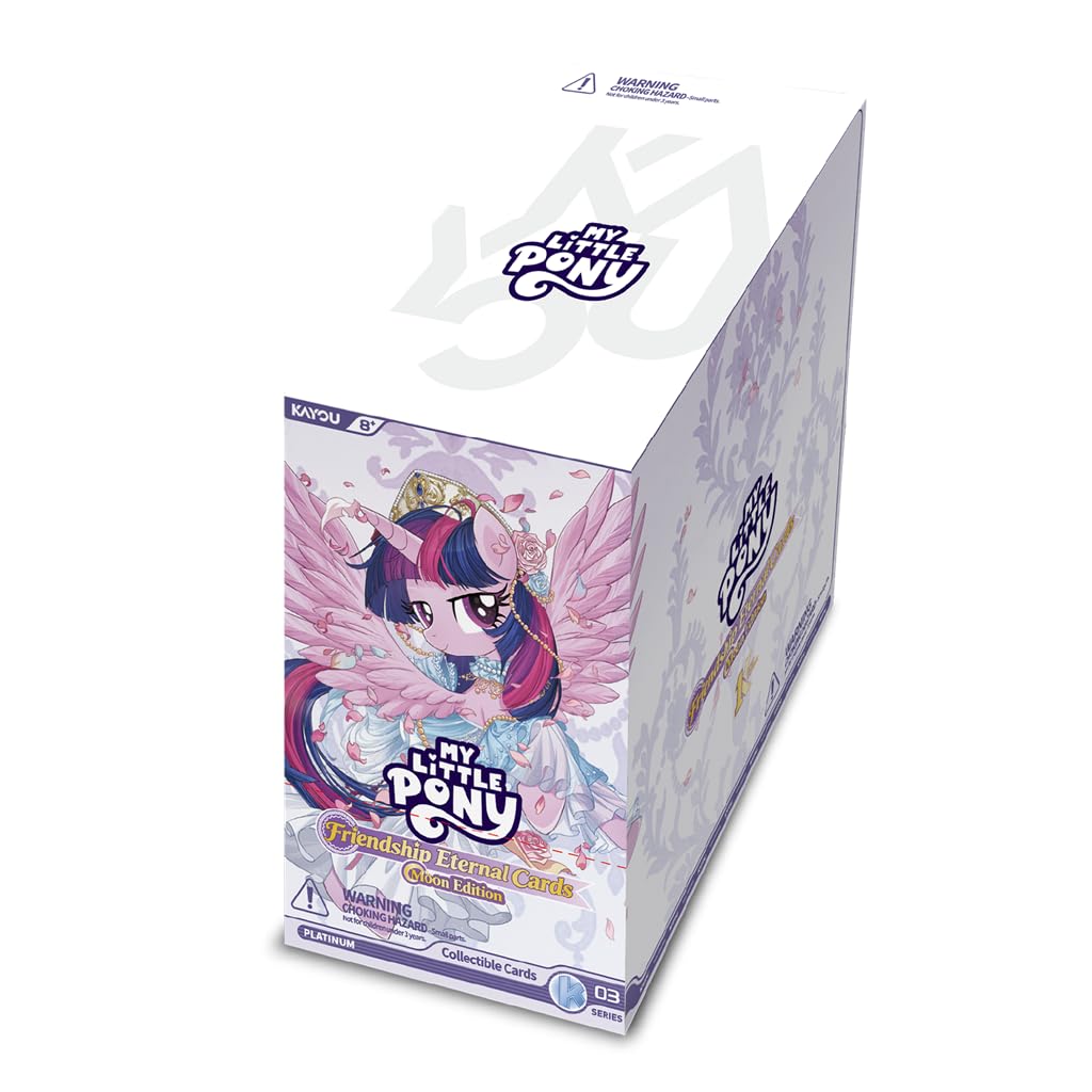 Kayou My Little Pony: Friendship Eternal - Moon Edition 3-B Collectible Card Game Booster Packs | 12 Packs Per Box 2